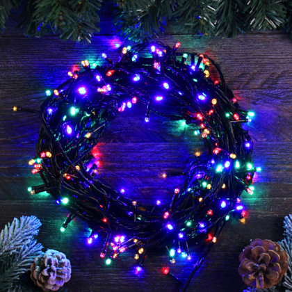 Гирлянда электрическая LED "Нить", 22 м, мультиколор - 5