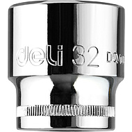 Головка торцевая шестигранная Deli YS EDQ4032 1/2