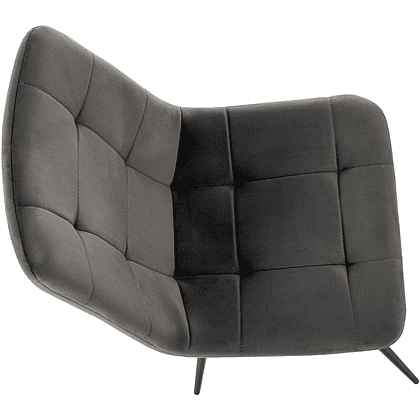 Стул Бюрократ "CH-K1", ткань, тёмно-серый, металл - 6