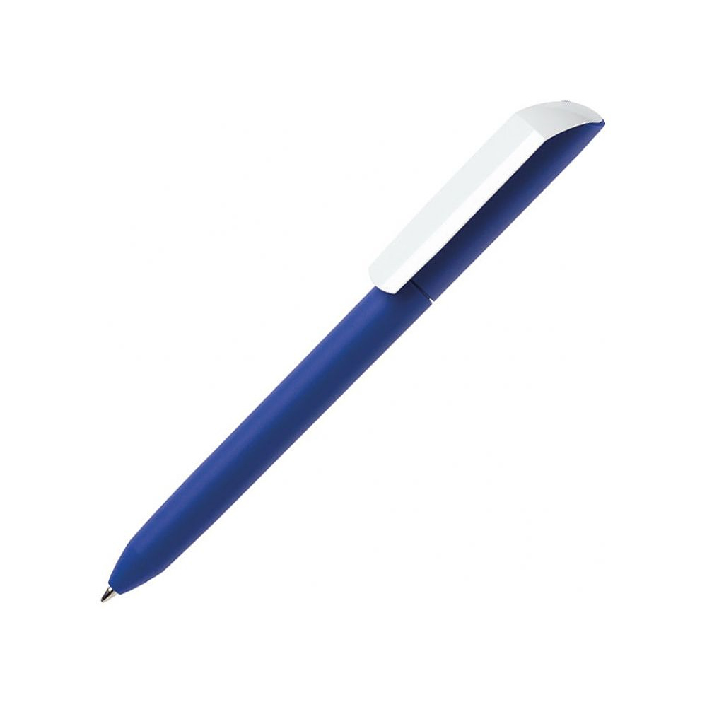 Ручка шариковая автоматическая "Flow Pure GOM CB", 1.0 мм, синий, белый, стерж. синий