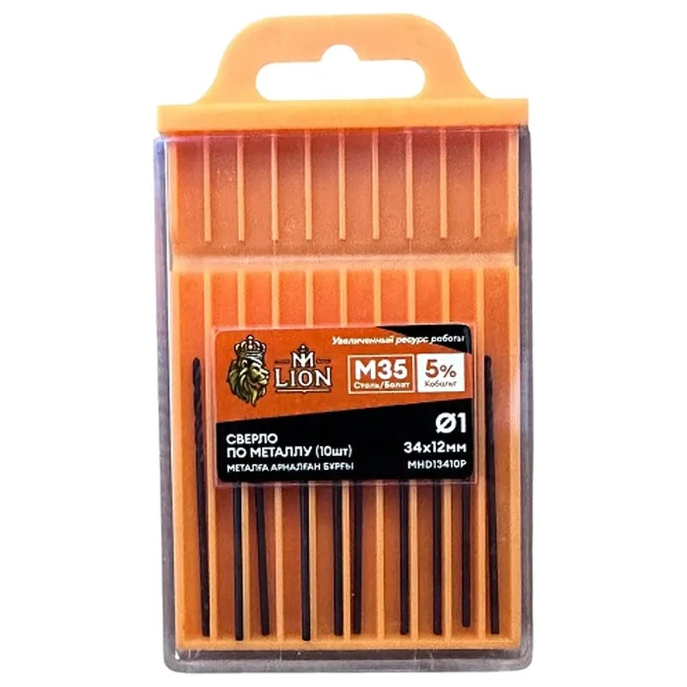 Сверло по металлу M-Lion, MHD131515P, 13,0х151 мм, 5 шт/упак