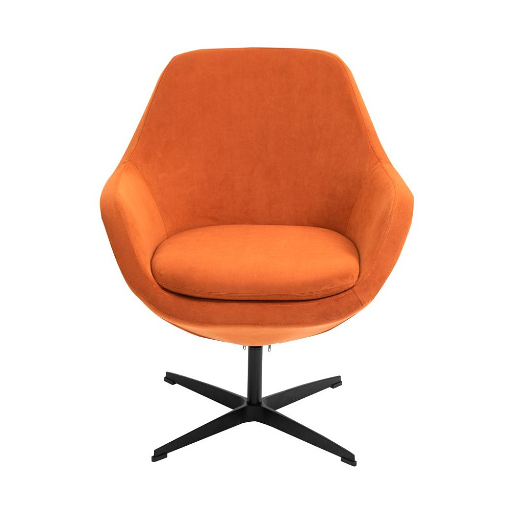 Кресло мягкое EVERPROF Rocky, ткань, оранжевый, металл - 2