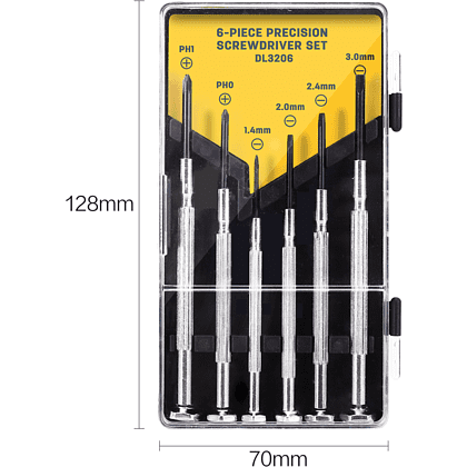 Набор прецизионных отверток Deli YS EDL3206, 6 шт - 4