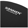 Коврик для мыши "Sonnen", 250х220х20 мм, полиуретан, лайкра, с подушкой под запястье, черный - 4
