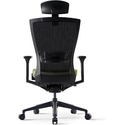 Кресло для руководителя BESTUHL "S10", сетка, ткань, пластик, зеленый - 5