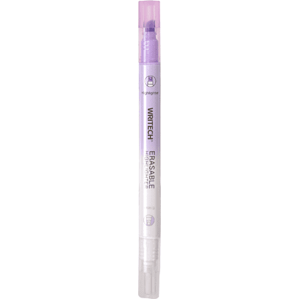 Маркер текстовый двусторонний "Erasable", фиолетовый