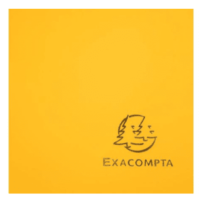 Папка на резинках "Exacompta", A4, 15 мм, полипропилен, желтый - 4