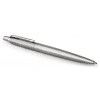 Ручка шариковая автоматическая "Parker Jotter Stainless Steel CT", 0.7 мм, серебристый, стерж. синий - 2