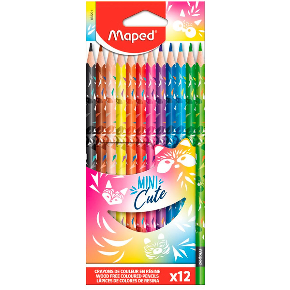 Цветные карандаши Maped "Mini Cute", 12 цветов
