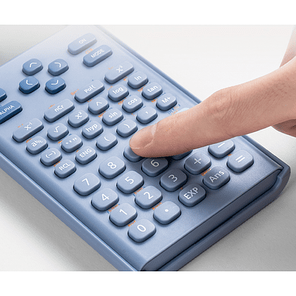 Калькулятор научный Deli Core "D82MS Plus", 240F-10+2 разряда, светло-синий  - 6