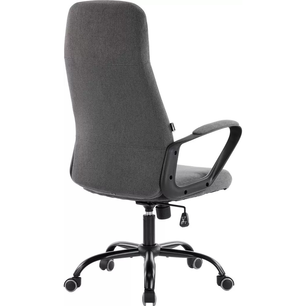 Кресло компьютерное EVERPROF Smart, ткань, серый, металл, корпус черный - 4