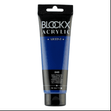 Краски акриловые "Blockx", 245 основной синий, 120 мл