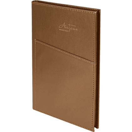 Блокнот "3223-10", А5, 80 листов, линейка, темно-коричневый, -50% - 2