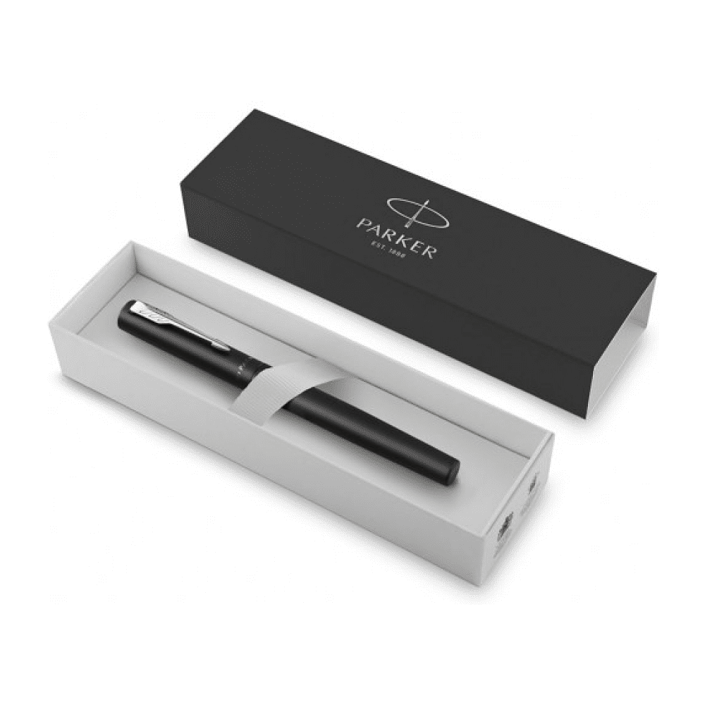 Ручка перьевая Parker "Vector XL" F21, М, черный, патрон синий - 5