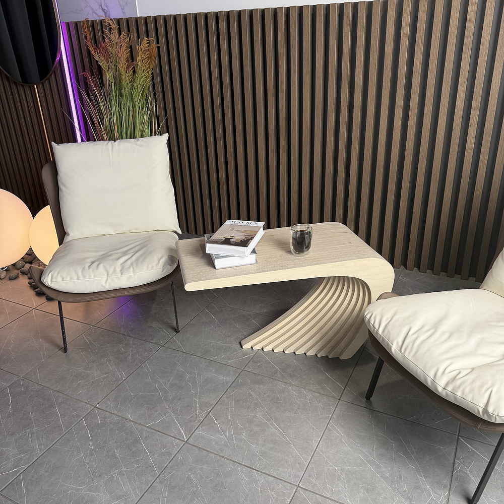 Журнальный столик Karlinwood GAP M 830х420x470 мм, фанера натуральная - 3