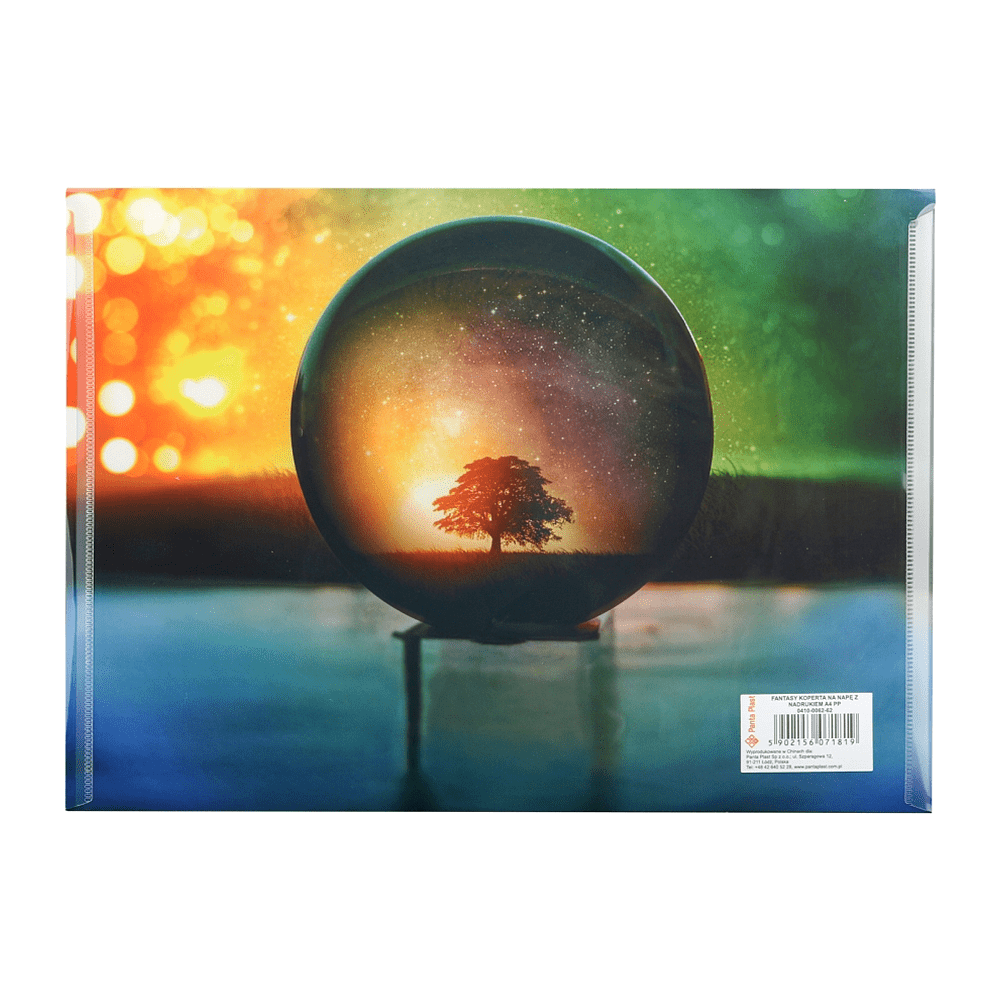 Папка-конверт на кнопке "Fantasy", A4, разноцветный - 2