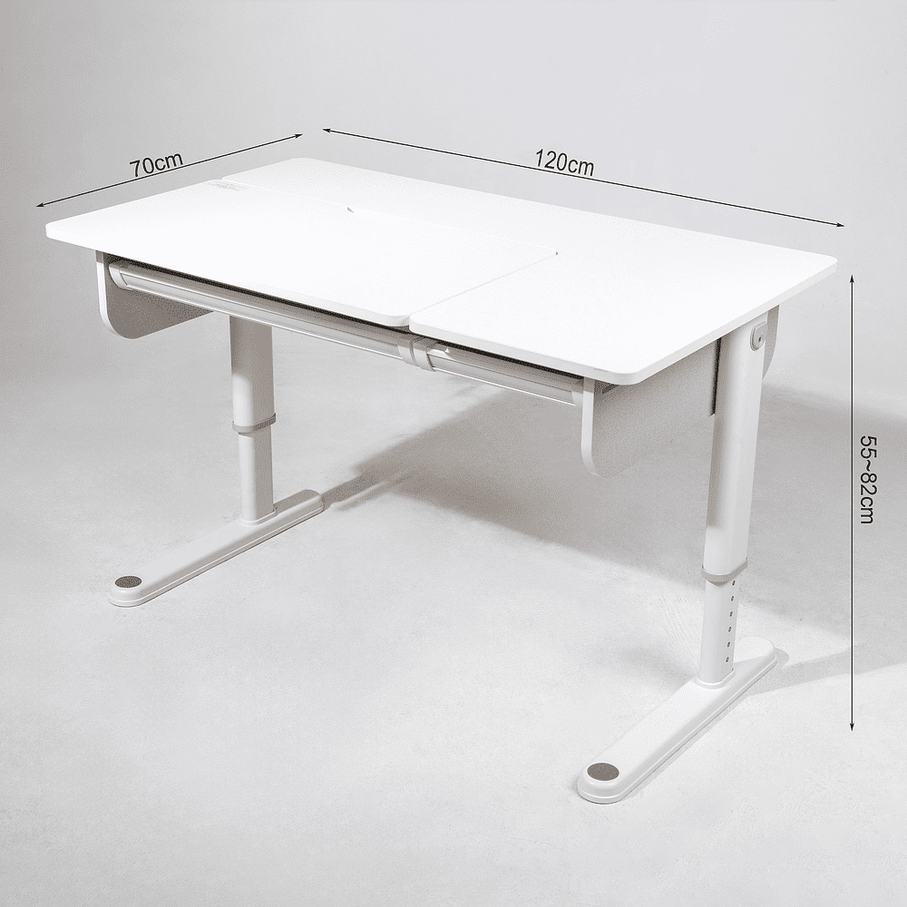 Комплект Ergosmart ученический Caravel: стол регулируемый Caravel, полка с подставкой для книг Wooden space - 14