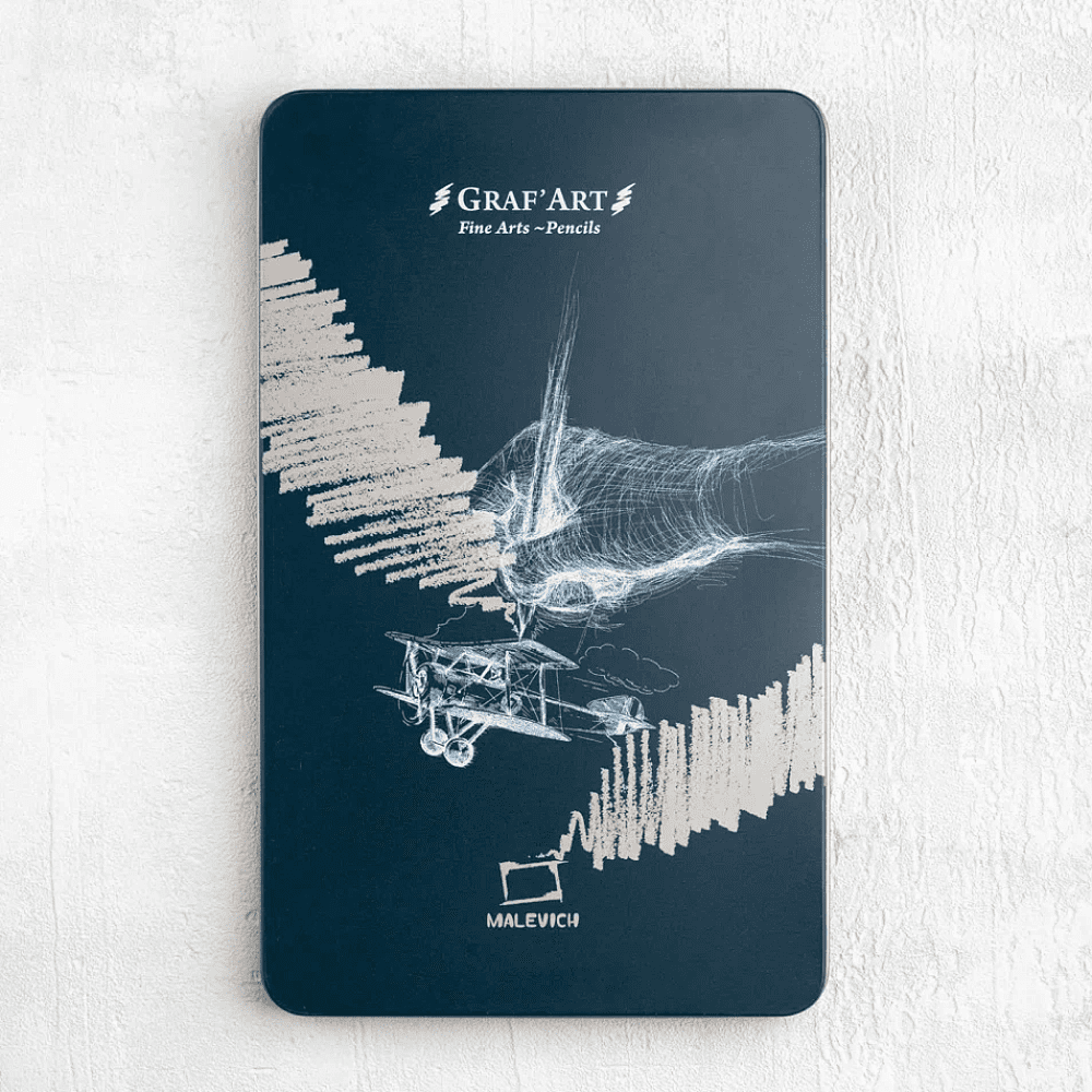 Карандаш чернографитный "Малевичъ", 12 шт, набор - 13