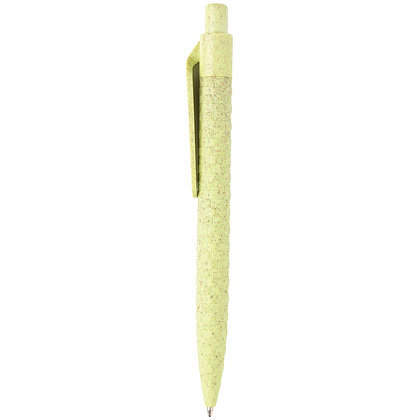 Ручка шариковая автоматическая "Wheat Straw", 1.0 мм, светло-зеленый, стерж. синий - 2
