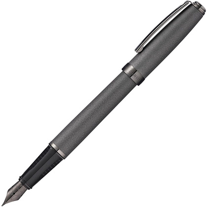 Ручка перьевая "Sheaffer Prelude", F, матовый графит, патрон черный+синий