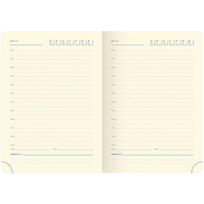Ежедневник недатированный "Silver Pristine", А6, 320 страниц, красный - 7