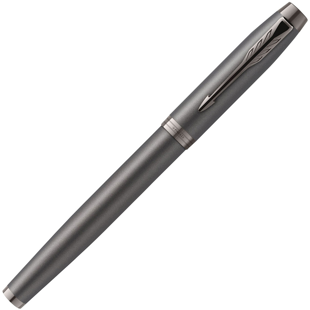Ручка-роллер Parker "IM Monochrome T328 Bronze PVD", 0,5 мм, серый, стерж. черный - 2