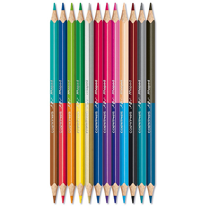 Цветные карандаши Maped "Duo", 12 цветов - 2