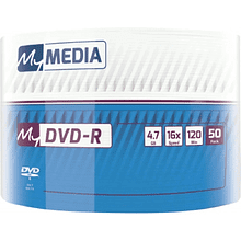 Диск DVD-R MyMedia, 4.7Gb, 16x, 50 штук