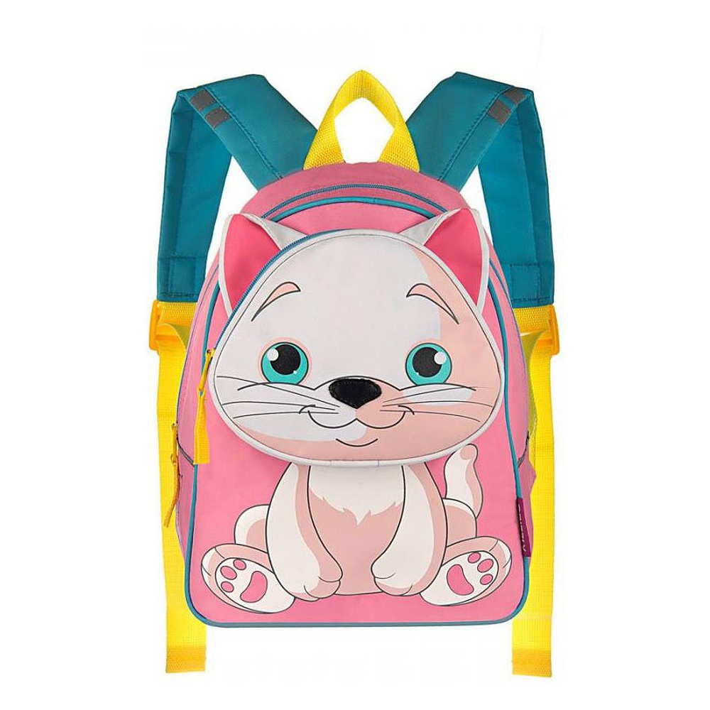 Рюкзак школьный "Kitten", розовый, синий