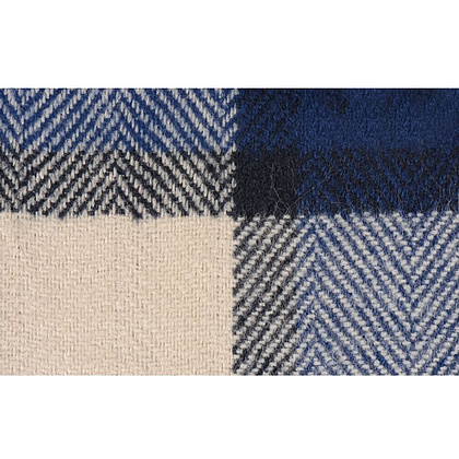 Плед "Tartan", 110х174 см, акрил, синий - 3