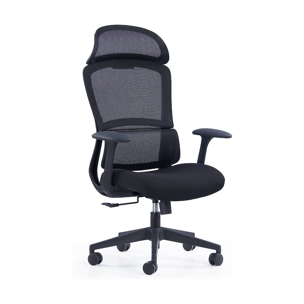 Кресло компьютерное SitZone CH-555A, сетка, ткань, пластик, черный