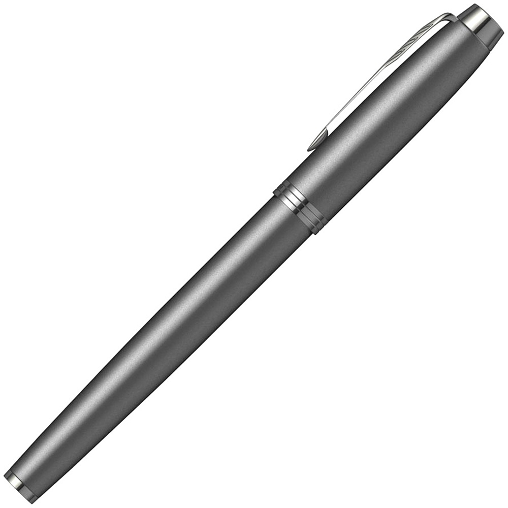 Ручка-роллер Parker "IM Monochrome T328 Bronze PVD", 0,5 мм, серый, стерж. черный - 3