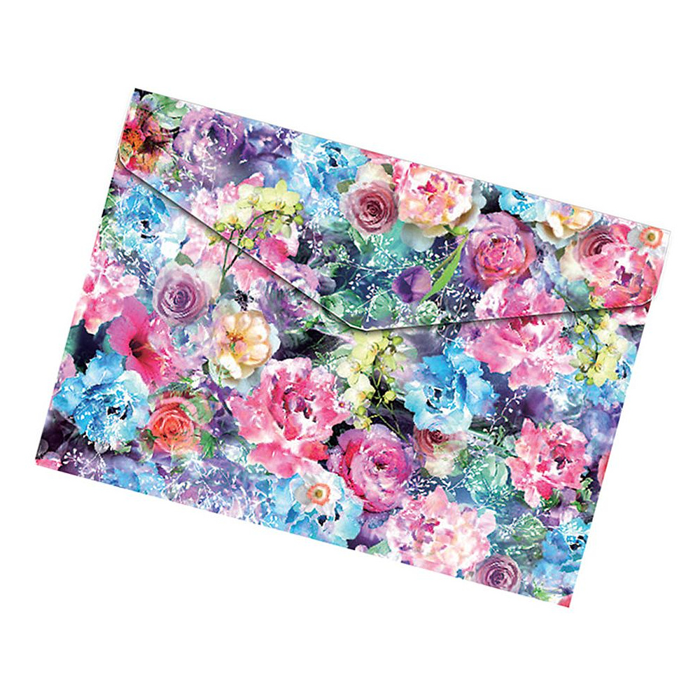 Папка-конверт на кнопке "Panta Plast", A4, ассорти