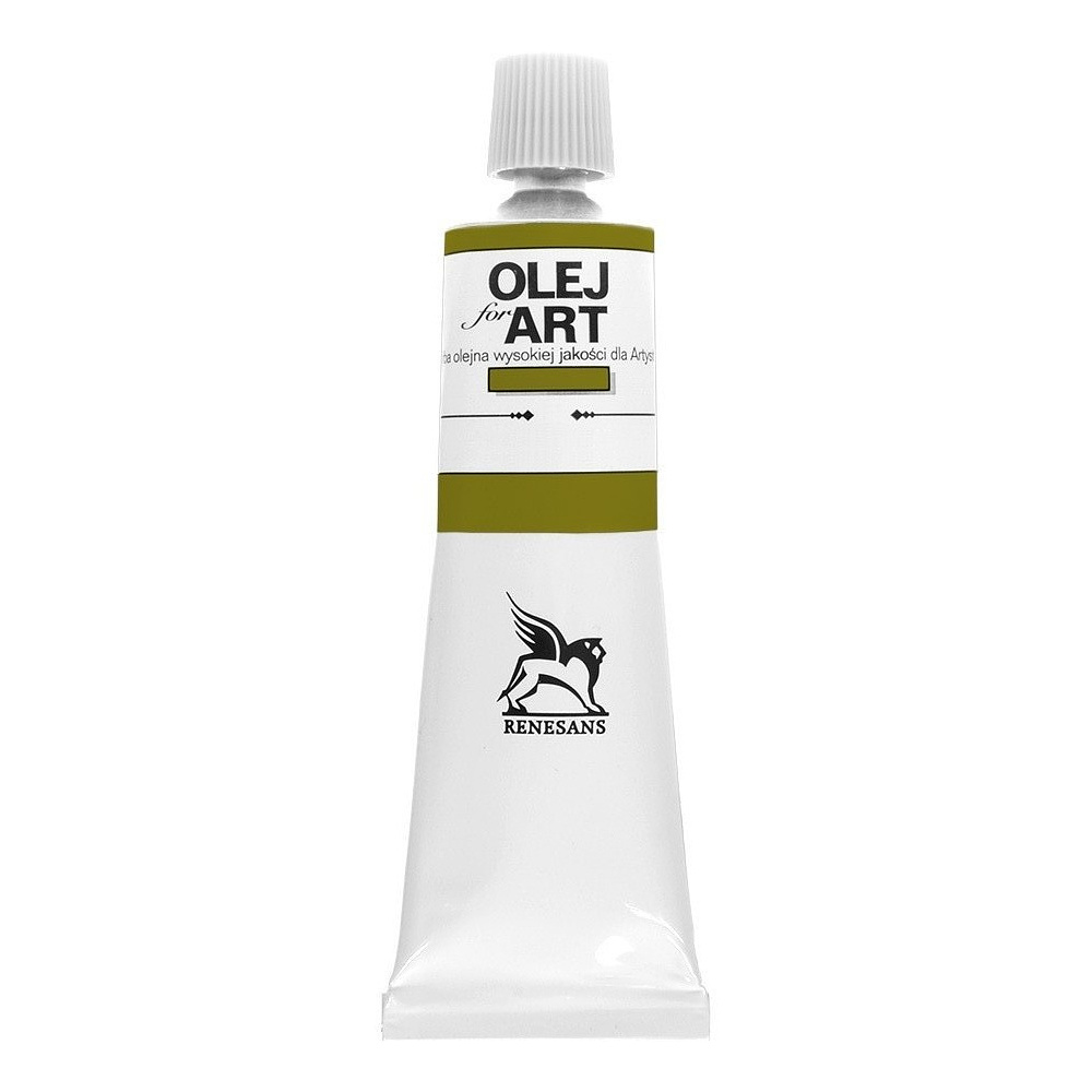 Краски масляные Renesans "Oils for art",  72 земля зеленая богемская, 60 мл, туба