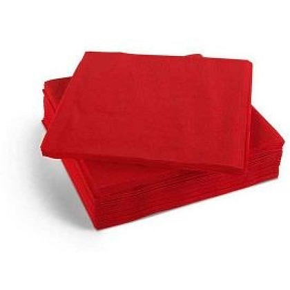 Салфетки бумажные "Бик-пак", 200 шт, 33x33 см, бордовый