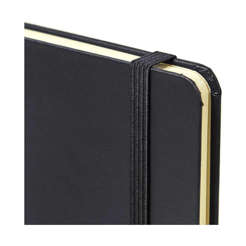 Блокнот "A5-001", А6, 80 листов, на резинке, черный - 3