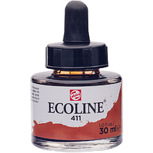 Жидкая акварель "ECOLINE", 411 сиена жженая, 30 мл