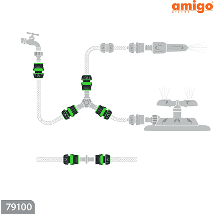 Коннектор Amigo Grande 79100, 1/2" - 3