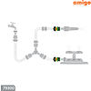 Коннектор Amigo Grande 79300, 3/4", с аквастопом - 3