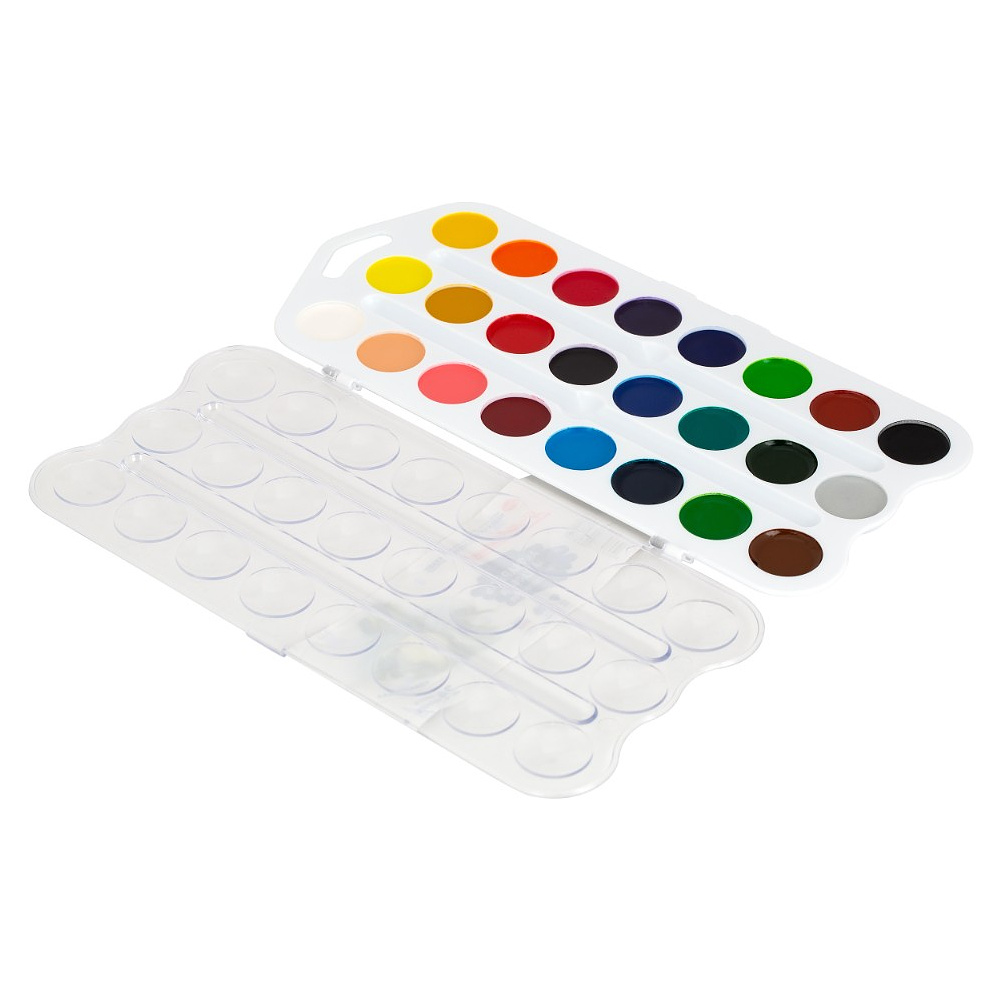 Краски акварельные "Я - Художник!", 24 цвета, пластик, белый - 5