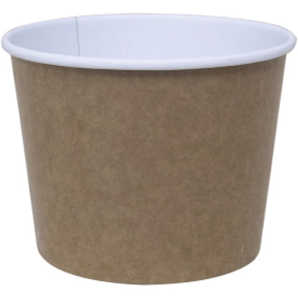 Контейнер бумажный для супа, 520 мл, d 112 мм, 50 шт/упак