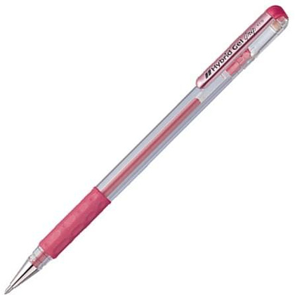 Ручка гелевая "К118", 0.8 мм, красный, стерж. красный
