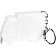 Брелок-рулетка "Грузовик", белый