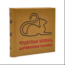 Книга-мини "Чудесная кошка, дарованная навеки", 67х59 мм, ассорти