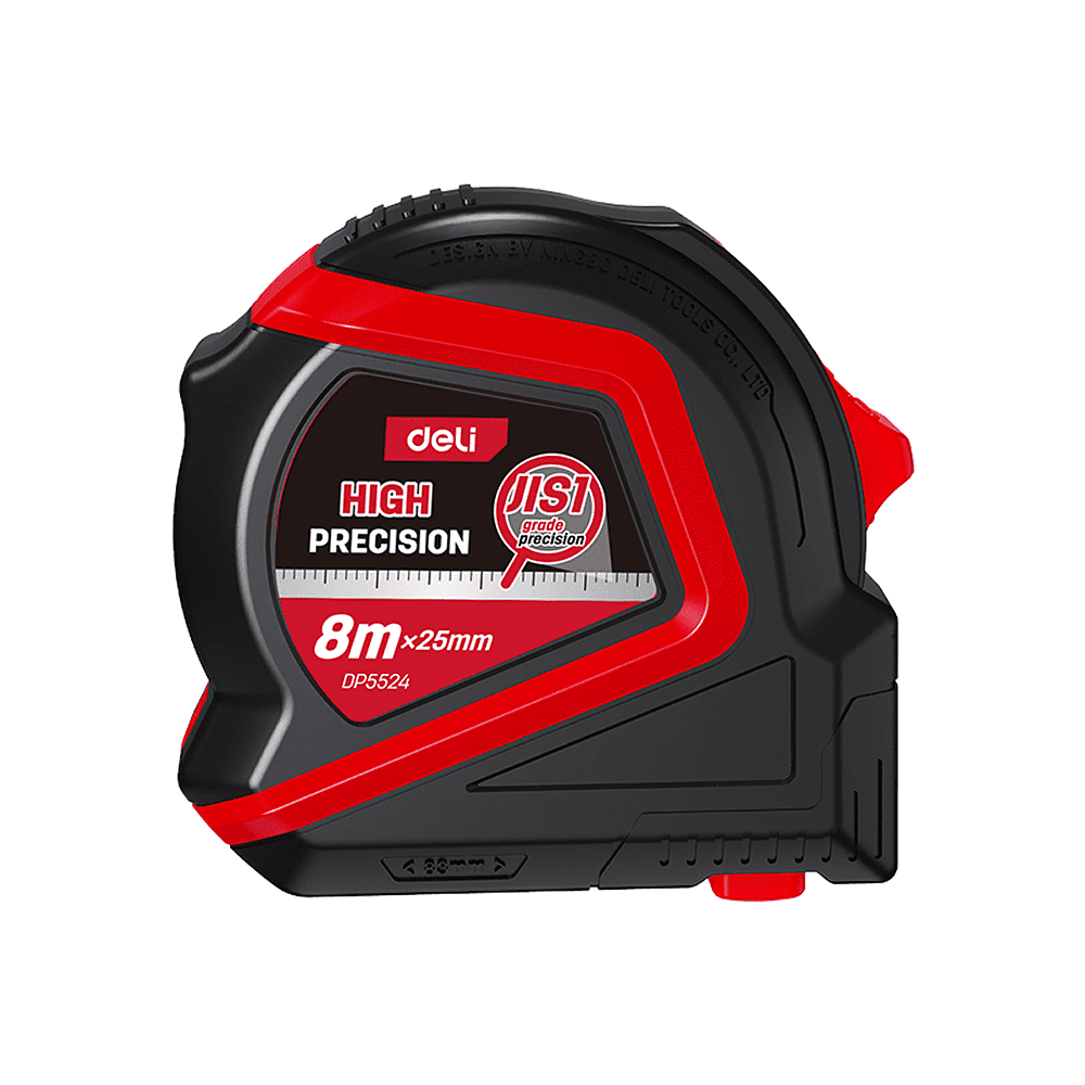 Рулетка Deli RS EDP5524, 8 м х 25 мм, нейлоновое покрытие