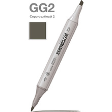 Маркер художественный "Brushmarker", двухсторонний, GG2 серо-зеленый 2