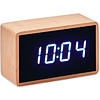 Часы-будильник LED настольные "Miri Clock", коричневый - 2