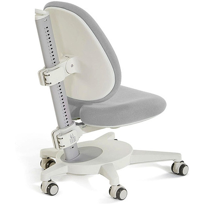 Кресло детское Ergosmart Gulliver, ткань, пластик, корпус белый, с чехлом салатовым, серый - 3