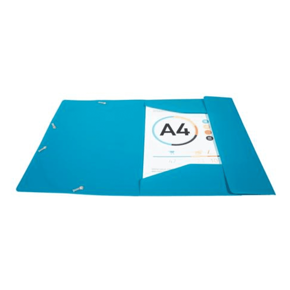 Папка на резинках "Exacompta", A4, 15 мм, полипропилен, зеленый - 4