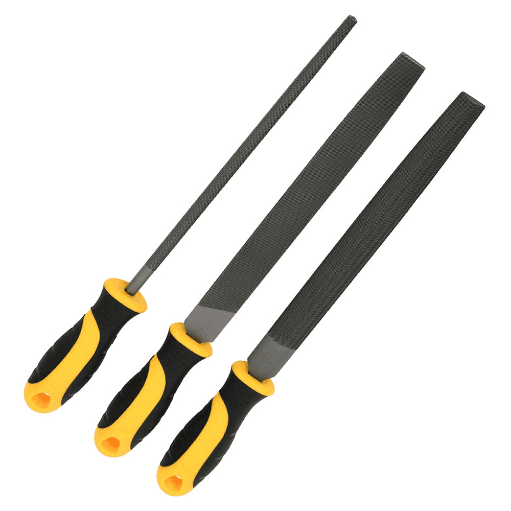 Набор напильников Deli YS EDL353083, 3 шт, 200 мм